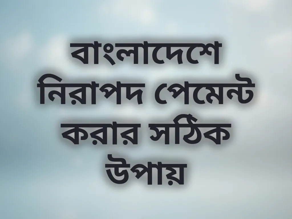 নিরাপদ পেমেন্ট গাইড